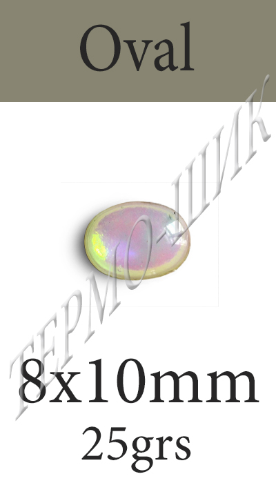  Color-Stone Oval 8x10mm